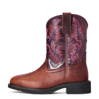 Ariat Work: Krista Steel Toe Zapatos de Seguridad Mujer - Marrones Oscuro (PLAOT2746)